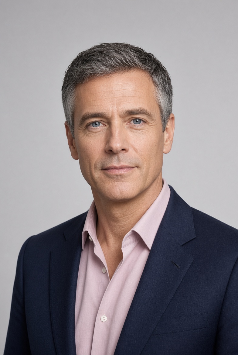 Portrait of Dr Marcus Hale, Senior Partner & Head of Business Intelligence